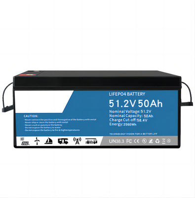 De waterdichte LifeP04-Vervanging 51.2V 50AH van SLA van de Lithiumbatterij met Bluetooth