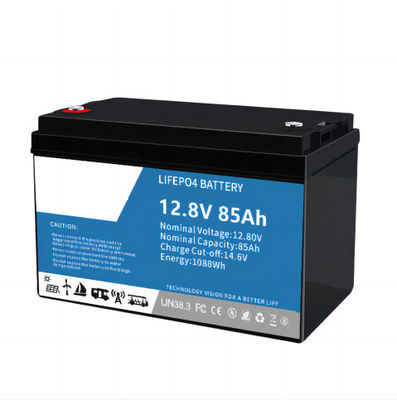 De milieuvriendelijke het Lithiumbatterij van de Hoge Prestaties12.8v 85AH SLA Vervanging LifeP04 bouwde BMS For Solar Light in