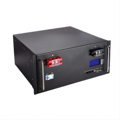 51.2V 100AH ​​BMS lithium-ionbatterij opladen voor bankvoeding