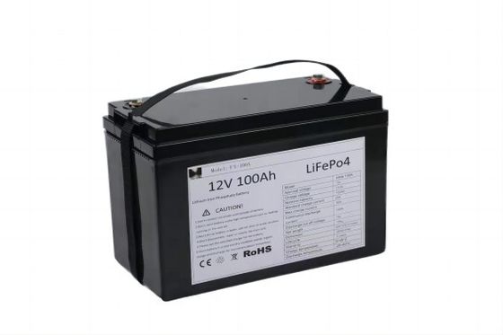Langere Binnenlandse Zonnelifep04 het Lithiumbatterij van de Cyclus Lage Interne Weerstand 1280WH met BMS For Measuring Instruments