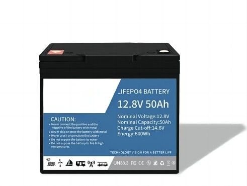 Waterdicht LifeP04 Lithiumbatterie 12.8V 50AH Met Bluetooth Voor Marine Power