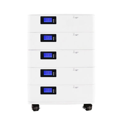 Bluetooth Driefasige zonne-omvormer Droog contact LifePO4 Batterijpakket 5KWH 10KWH Voor zonne-energieopslag systeem