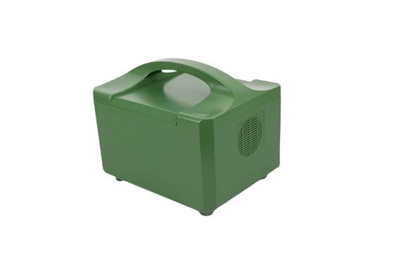 CE goedgekeurd draadloos opladen Ononderbroken draagbare zonne-energiebank met groene plastic behuizing voor UPS back-up systeem
