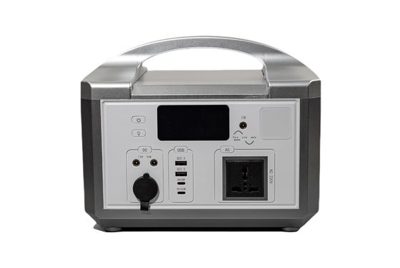 IP65 Draagbare stroomvoorziening LifePO4 600WH Batterij Uitgangsvermogen Tot 1200W Zonne-energiegenerator Voor camping / thuisgebruik