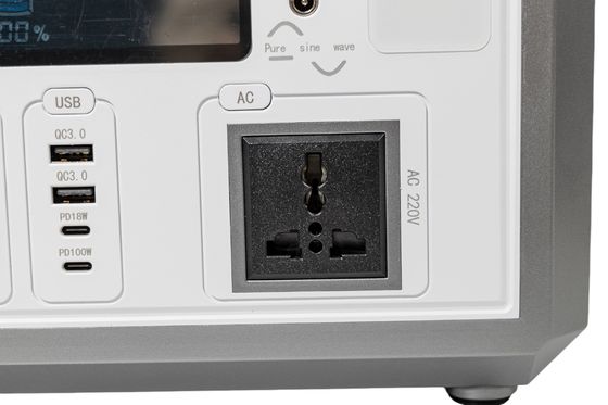 50HZ/60HZ AC Outlet Flash Fish Zonnegenerator Draagbare energieopslag met zonnepaneel opladen voor kantoorapparatuur