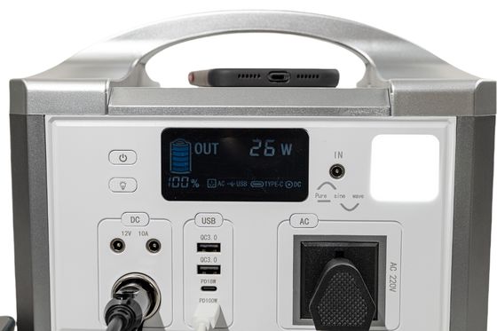 50HZ/60HZ AC Outlet Flash Fish Zonnegenerator Draagbare energieopslag met zonnepaneel opladen voor kantoorapparatuur