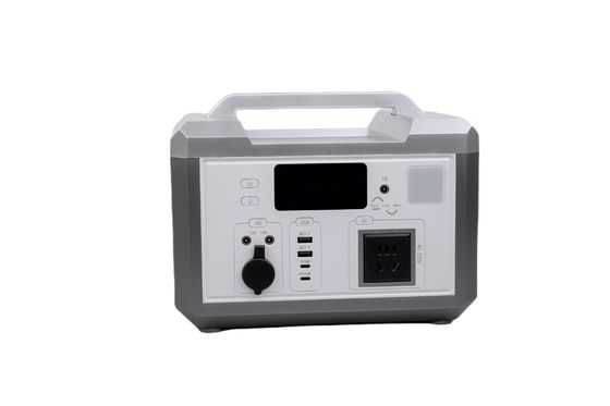 Silver Shell Ultra Output Power 600W EU Adapter Charging Power Bank met LCD-scherm voor outdoor camper