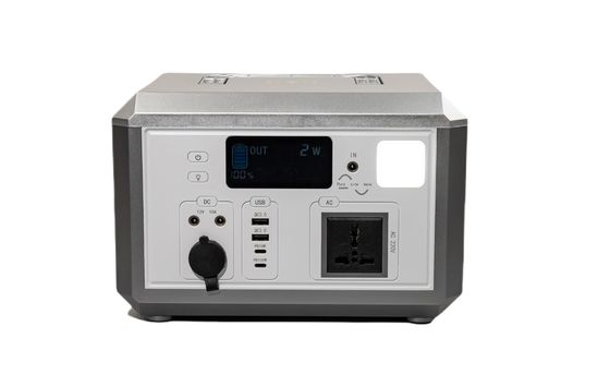 Gratis overdrachtsschakelaar wisselstroom stopcontact 600W PV opladen Beste elektriciteitscentrale met SOS-licht voor noodstroomvoorziening