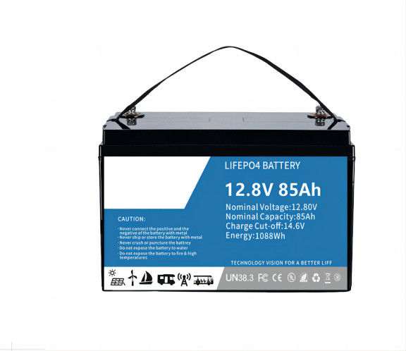 De milieuvriendelijke het Lithiumbatterij van de Hoge Prestaties12.8v 85AH SLA Vervanging LifeP04 bouwde BMS For Solar Light in