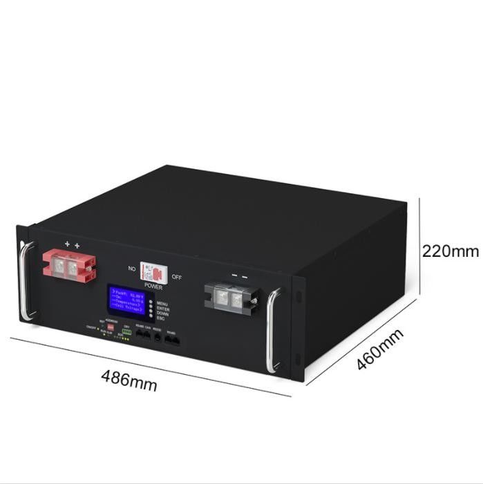Anti-corrosie energieopslag lithiumbatterij 3U chassis 26650 voor ziekenhuis