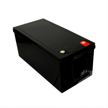 Milieuvriendelijke High Output Power 12.8V 220AH Mat Zwart Met BYD Cell LifeP04 Lithium Batterij Voor RV