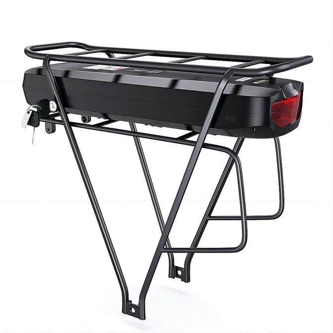 Van de het Lithium Elektrische Fiets van 10S4P 36V/48V van de de Batterij Zwarte Achterhanger de Staartreeks 10.4AH