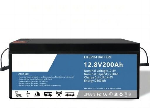 BYD 12.8V 200AH Lifep04 Lithiumbatterij met LCD voor golfkarretje