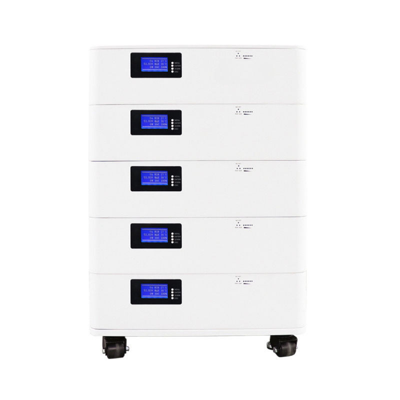 Bluetooth Driefasige zonne-omvormer Droog contact LifePO4 Batterijpakket 5KWH 10KWH Voor zonne-energieopslag systeem