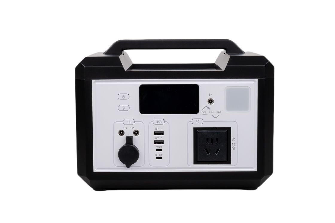Hoge efficiëntie 220V/110V wisselstroom oplaadbaar Lifepo4 Draagbare Power Pack met draadloos opladen voor off-grid zonnestelsel
