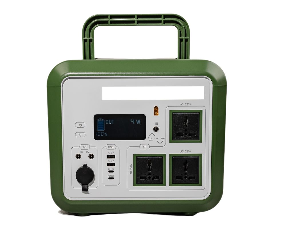 Tot 3000 W vermogen Hoge prestaties oplaadbare LFP batterij draagbare generator met 400 W draagbaar zonnepaneel