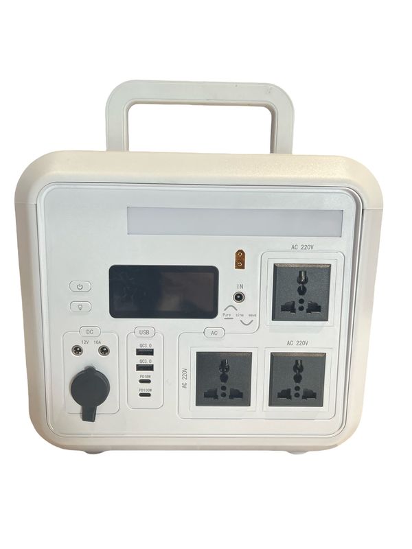 Geen geheugeneffect 1500W Uitgangsvermogen All in One Zonne-systeem Draagbare AC-station met LED-licht Voor RV-camping