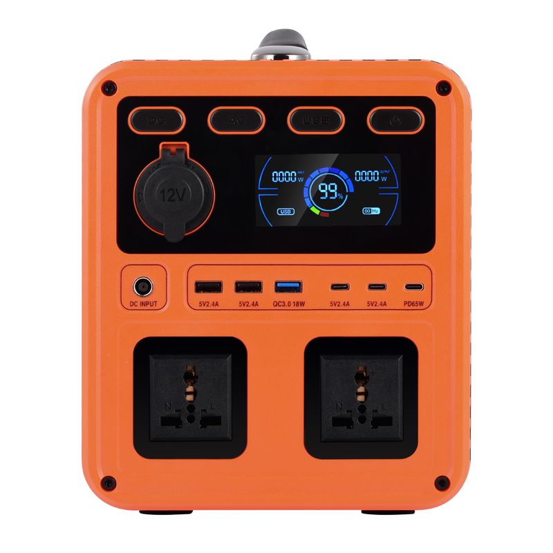 IP61 Hoog uitgangsvermogen DC 13V 1200W AC Switch QC3.0 Draagbare elektriciteitsgenerator met tweerichtingsomvormer voor thuisback-up