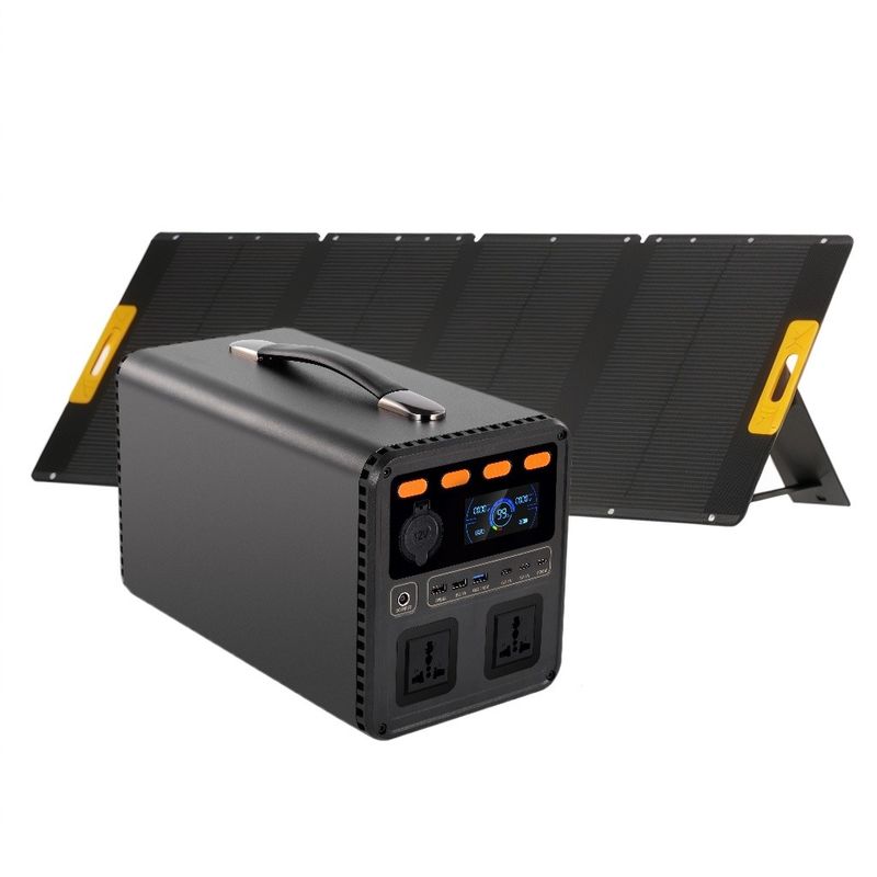 PV 400W High Efficiency Pure Sinus Wave Twee-Weg Inversion Power Supply Station Met PD3.0/Apple2.4A Voor UPS Backup
